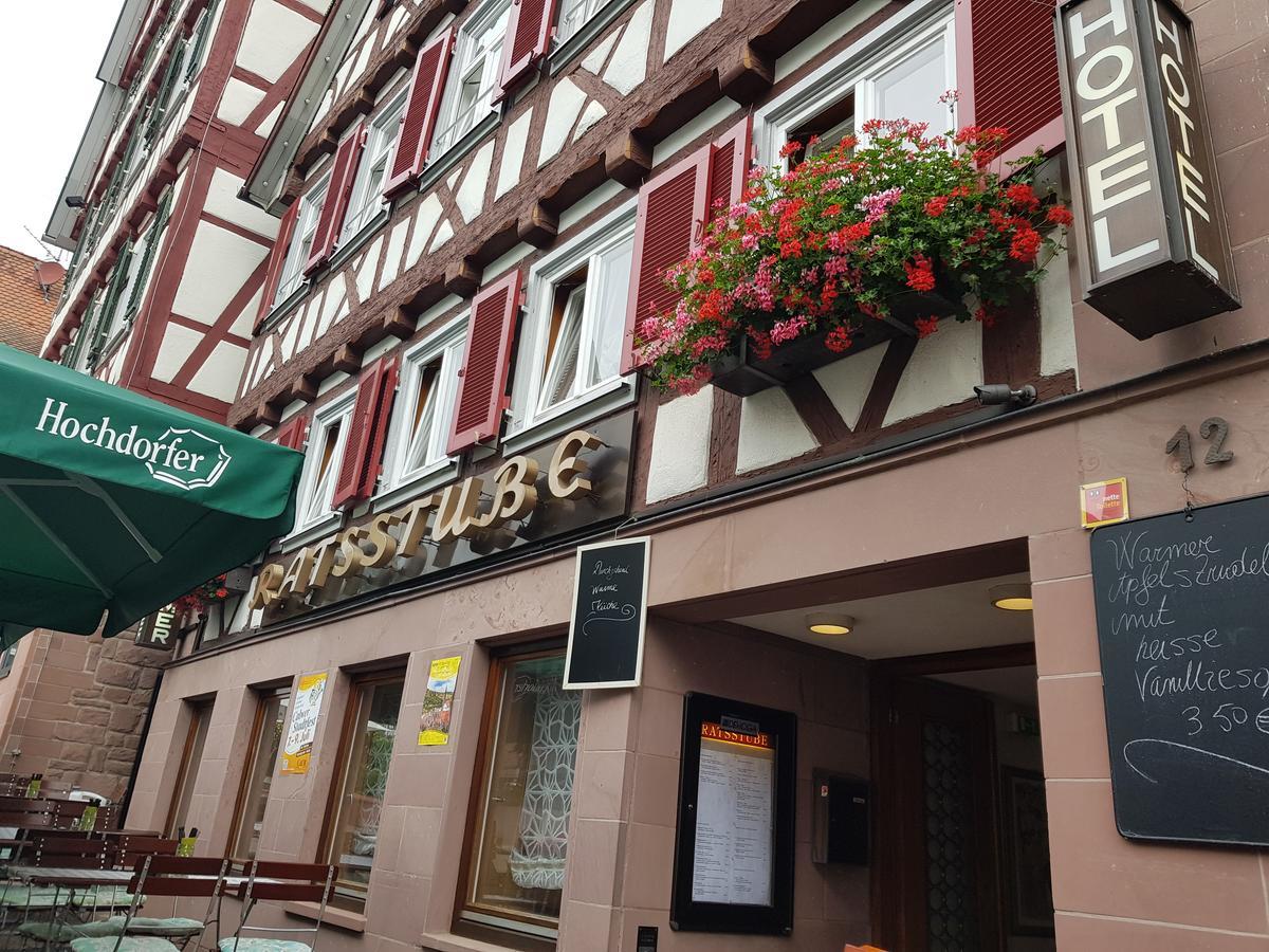 Hotel-Restaurant Ratsstube Calw Εξωτερικό φωτογραφία